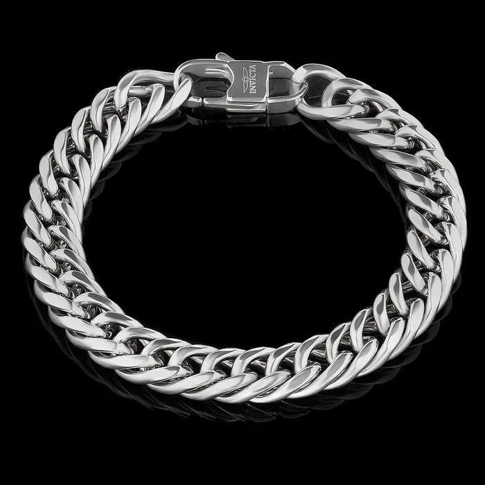Invicta Jewelry Invicta Jewelry Double Curb Chain Bracelet Bracelets