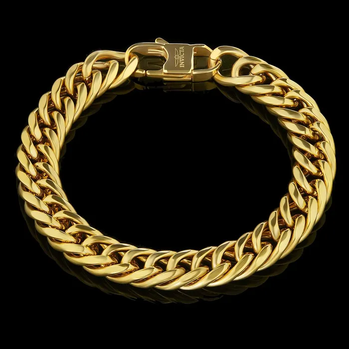 Invicta Jewelry Invicta Jewelry Double Curb Chain Bracelet Bracelets