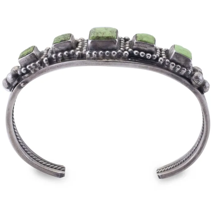 Kalifano Rings Paul Livingston Navajo Gaspite USA Native American Made 925 Sterling Silver Cuff