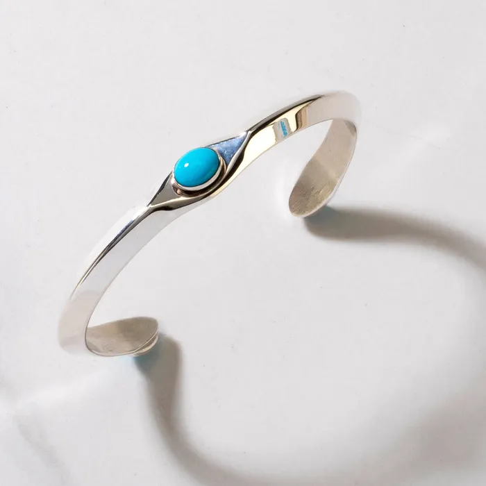 Kalifano Rings Sleeping Beauty Turquoise Navajo USA Native American Made 925 Sterling Silver Cuff Kalifano Rings Sleeping Beauty Turquoise Navajo USA Native American Made 925 Sterling Silver Cuff