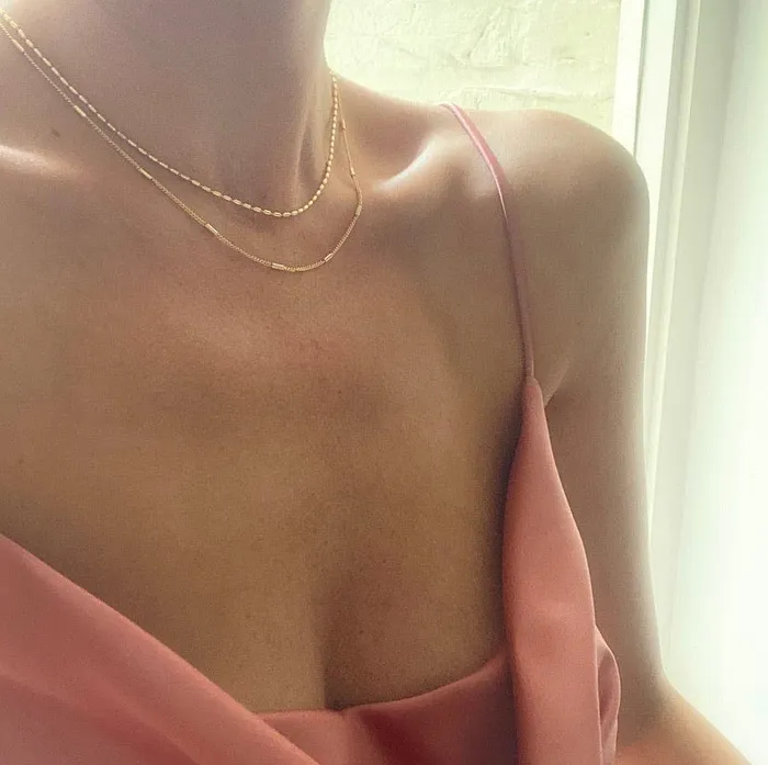 Little Link Necklace Gold 19 inches Betty and Biddy Necklaces