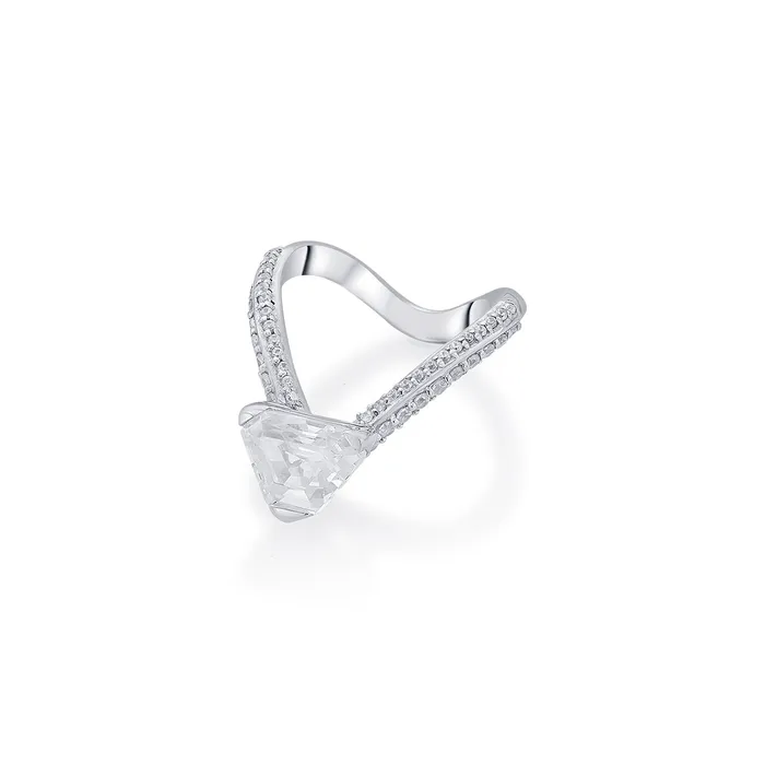 Louvre 925 Silver Classic Ring Isharya Modern Indian Jewelry Rings