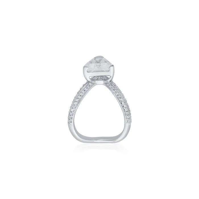 Louvre 925 Silver Classic Ring Isharya Modern Indian Jewelry Rings