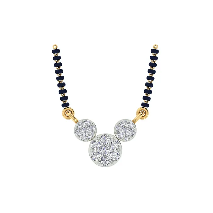 Necklaces 18k Yellow Gold and Diamond Mangalsutra Necklace and gold weight of 377g Gold Palace Necklaces 18k Yellow Gold and Diamond Mangalsutra Necklace and gold weight of 377g Gold Palace