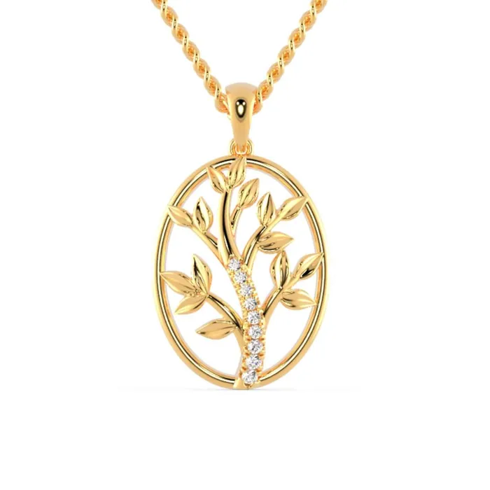 Necklaces Diamondrensu 006 DEW Round Cut Life of Tree Unique Moissanite Wedding Pendant Set Necklaces Diamondrensu 006 DEW Round Cut Life of Tree Unique Moissanite Wedding Pendant Set