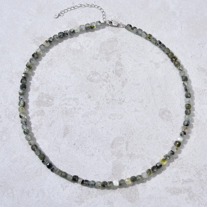Necklaces KALIFANO Moonstone Faceted 4mm Barrel 16 Necklace with Sterling Silver Extender Necklaces KALIFANO Moonstone Faceted 4mm Barrel 16 Necklace with Sterling Silver Extender
