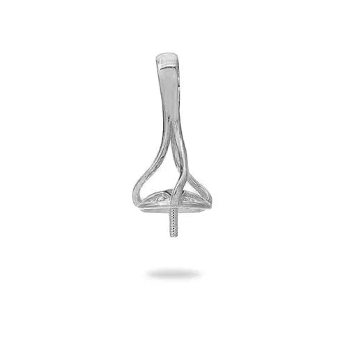 Necklaces PickAPearl Pick A Pearl Twist Pendant in White Gold