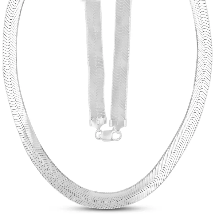 Necklaces Silver Sterling Silver 715mm Herringbone Chain NecklaceRhodium Plated or 14K Yellow Plated Lobster Lock Necklaces Silver Sterling Silver 715mm Herringbone Chain NecklaceRhodium Plated or 14K Yellow Plated Lobster Lock