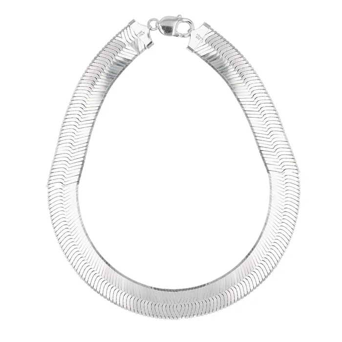 Necklaces Silver Sterling Silver 715mm Herringbone Chain NecklaceRhodium Plated or 14K Yellow Plated Lobster Lock Necklaces Silver Sterling Silver 715mm Herringbone Chain NecklaceRhodium Plated or 14K Yellow Plated Lobster Lock