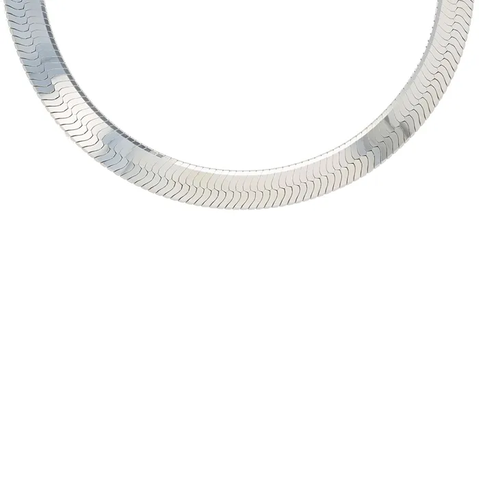 Necklaces Silver Sterling Silver 715mm Herringbone Chain NecklaceRhodium Plated or 14K Yellow Plated Lobster Lock Necklaces Silver Sterling Silver 715mm Herringbone Chain NecklaceRhodium Plated or 14K Yellow Plated Lobster Lock