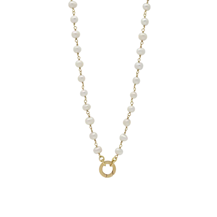 Necklaces Waxing Poetic Ensemble Necklace Pearl