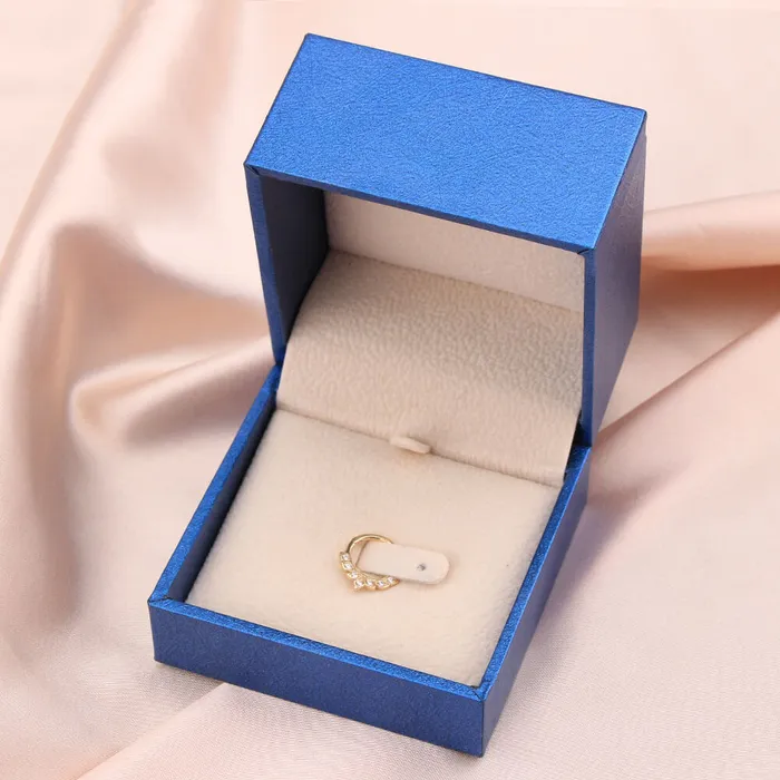 OUFER BODY JEWELRY Earrings 14K Gold Daith Earring 16G CZ Cluster Hinged Segment Hoop OUFER BODY JEWELRY Earrings 14K Gold Daith Earring 16G CZ Cluster Hinged Segment Hoop