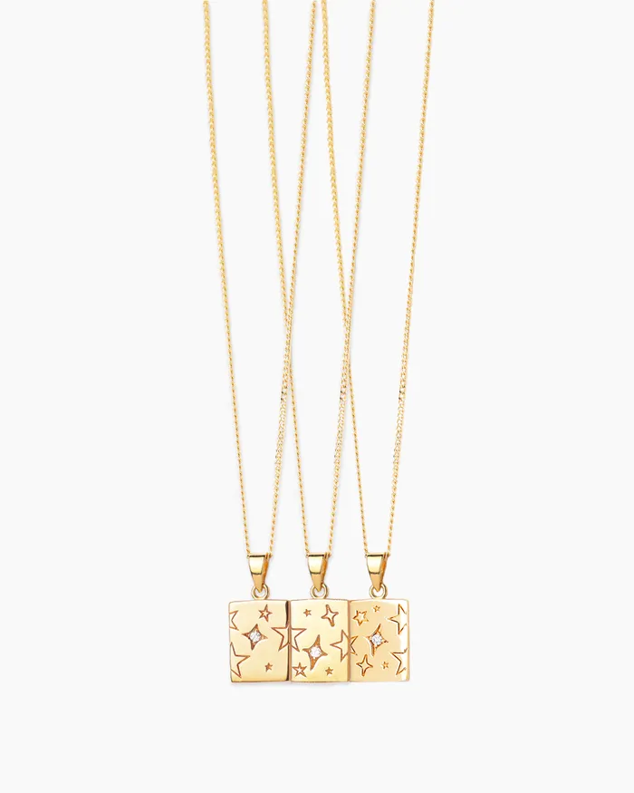 Penny Pairs Necklaces Stars Aligned Necklace Set