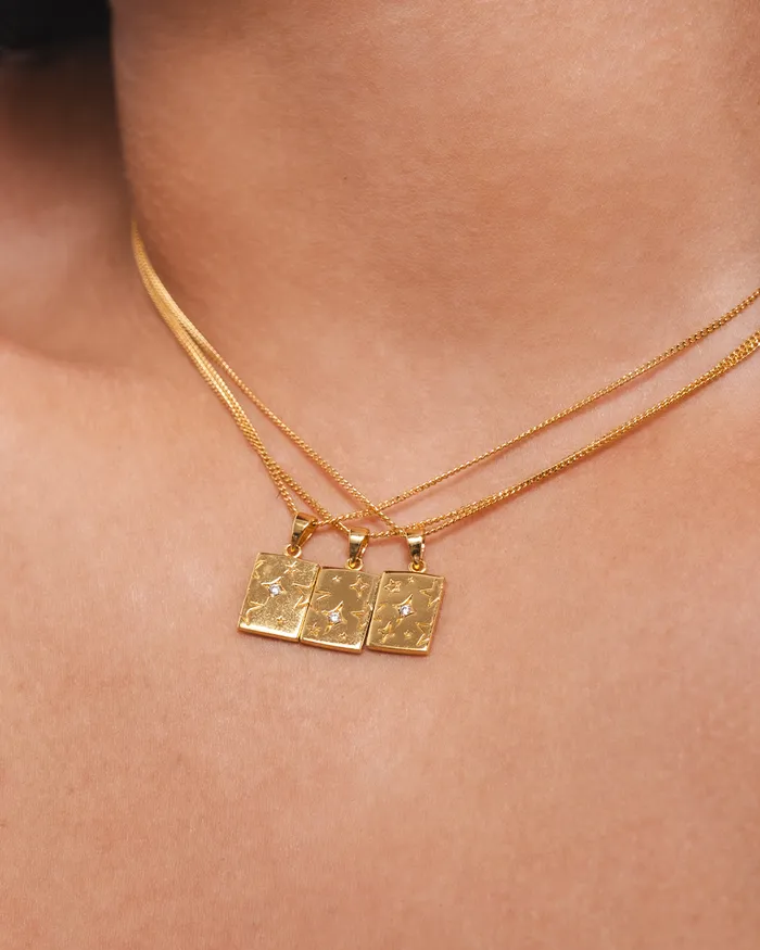 Penny Pairs Necklaces Stars Aligned Necklace Set Penny Pairs Necklaces Stars Aligned Necklace Set