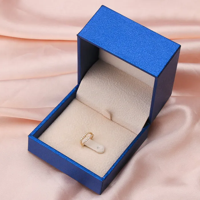 Rings 14K Gold 18G Double Row CZ Nose Ring OUFER BODY JEWELRY