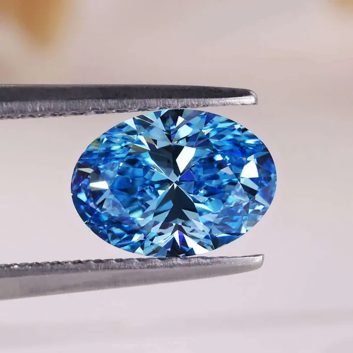 Rings Diamondrensu 116 CT Oval Blue Lab Grown Diamond for Custom Engagement Ring Rings Diamondrensu 116 CT Oval Blue Lab Grown Diamond for Custom Engagement Ring