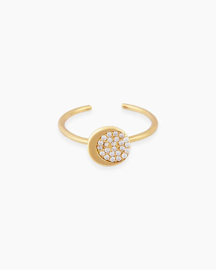 Rings Penny Pairs Moon Gold Ring
