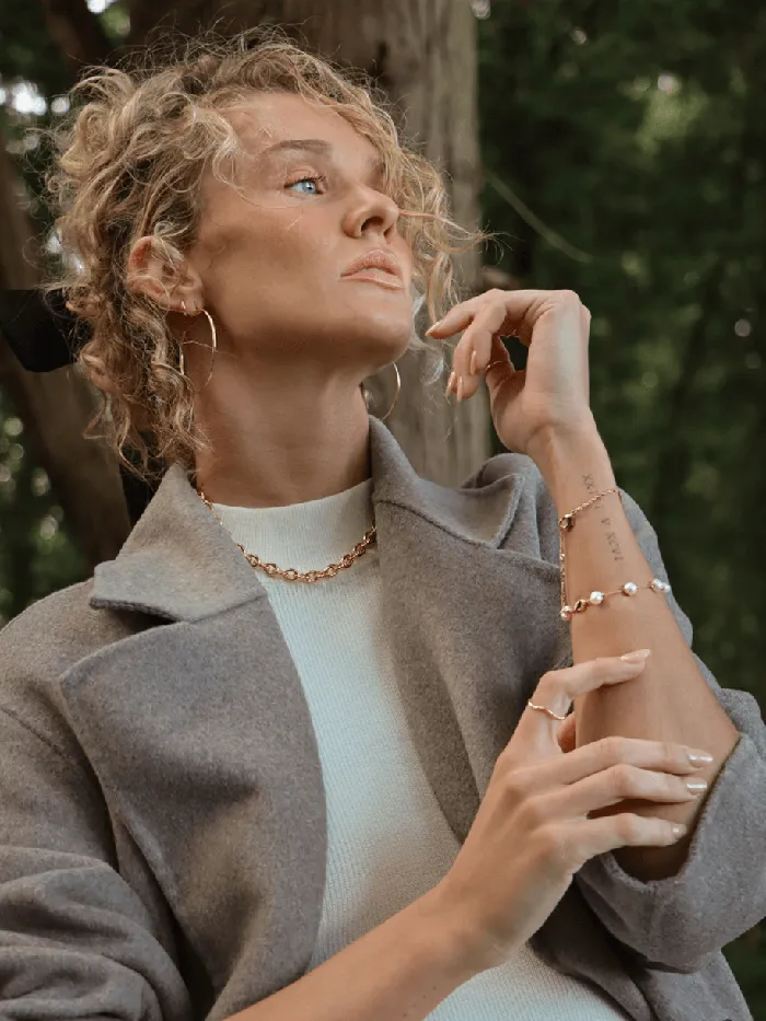 Rounded Twist Necklace Betty and Biddy Necklaces
