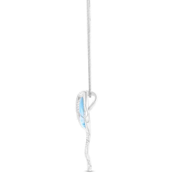 Silver Necklaces Sterling Silver Rhodium Larimar Textured Stingray 22 Round Snake Adjustable Necklace Silver Necklaces Sterling Silver Rhodium Larimar Textured Stingray 22 Round Snake Adjustable Necklace