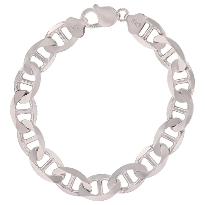 Sterling Silver 915mm Solid Mariner Anchor Pave Diamond Cut Chain NecklaceRhodium Plated 14K Yellow Plated or Two Tone Lobster Lock Silver Necklaces Sterling Silver 915mm Solid Mariner Anchor Pave Diamond Cut Chain NecklaceRhodium Plated 14K Yellow Plated or Two Tone Lobster Lock Silver Necklaces