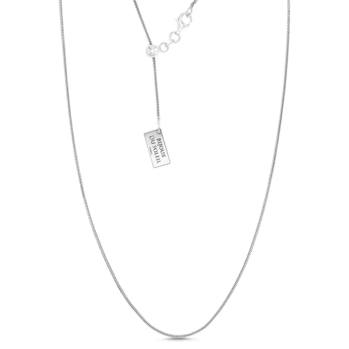 Sterling Silver Rhodium Larimar Cubic Zirconia Crab 22 Round Snake Adjustable Necklace Silver Necklaces Sterling Silver Rhodium Larimar Cubic Zirconia Crab 22 Round Snake Adjustable Necklace Silver Necklaces