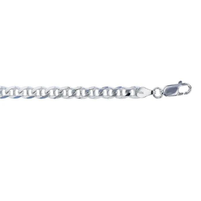 Sterling Silver SilverPlated Ecoat 460mm Mariner 20 Basic Chain Silver Rings Sterling Silver SilverPlated Ecoat 460mm Mariner 20 Basic Chain Silver Rings