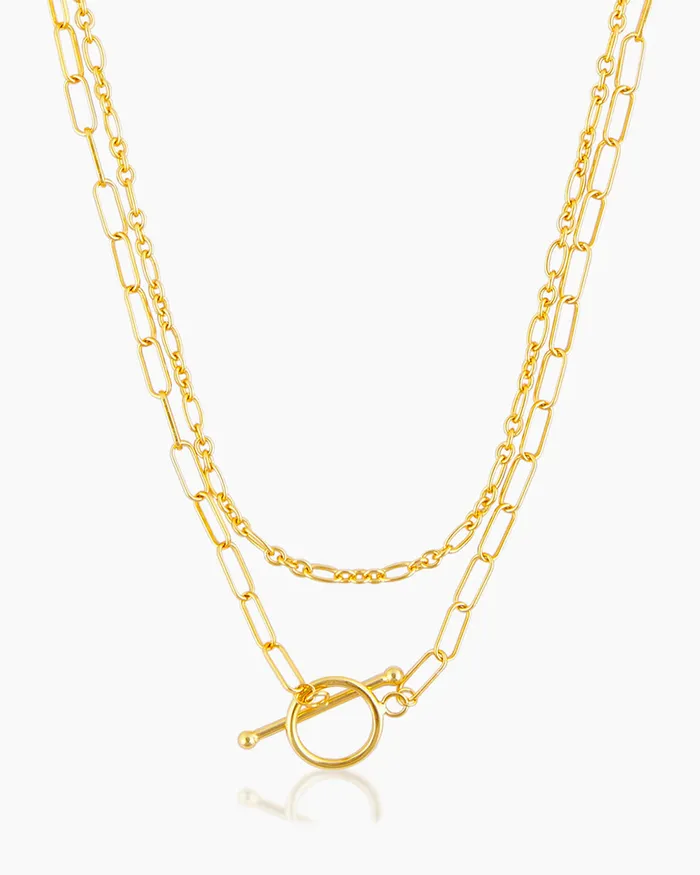Venice Gold Necklace Penny Pairs Necklaces