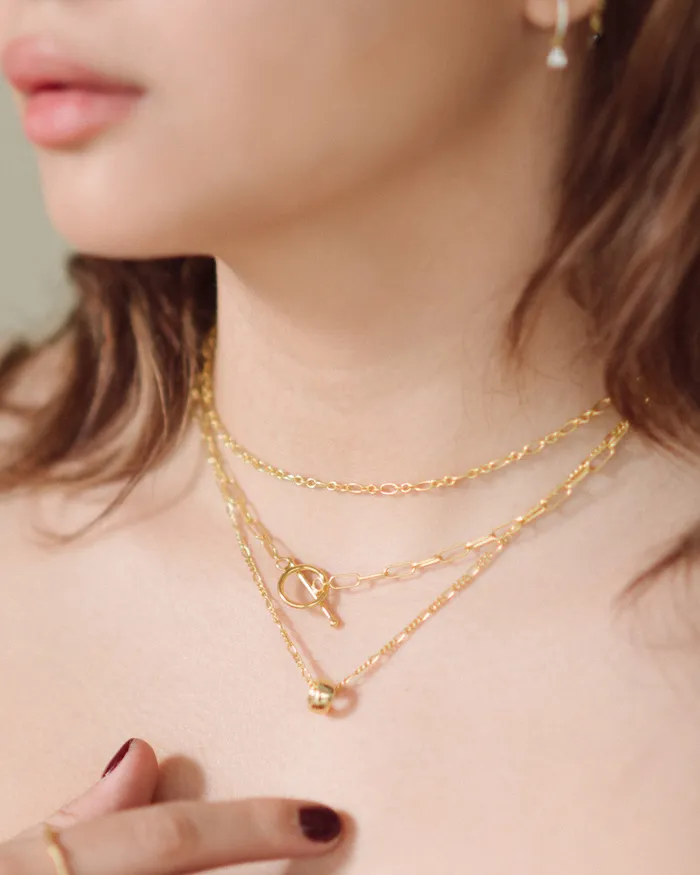 Venice Gold Necklace Penny Pairs Necklaces Venice Gold Necklace Penny Pairs Necklaces
