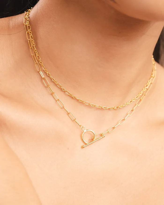 Venice Gold Necklace Penny Pairs Necklaces Venice Gold Necklace Penny Pairs Necklaces