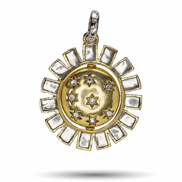 Waxing Poetic Made of Stars Spinner Pendant Necklaces
