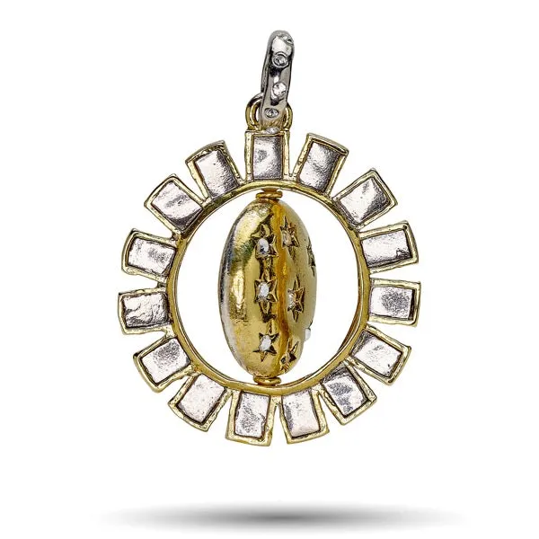 Waxing Poetic Made of Stars Spinner Pendant Necklaces